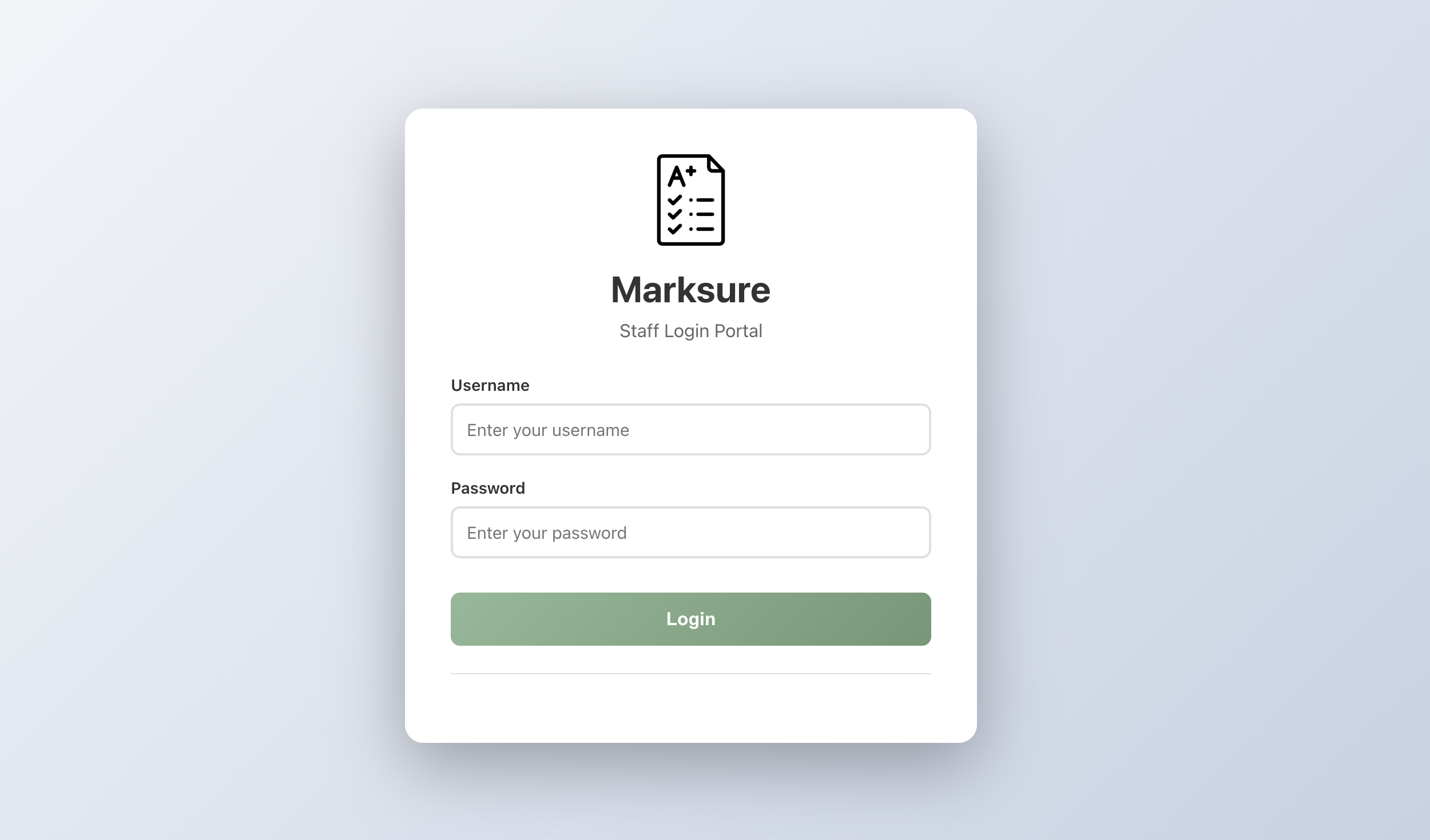 Marksure Academic App